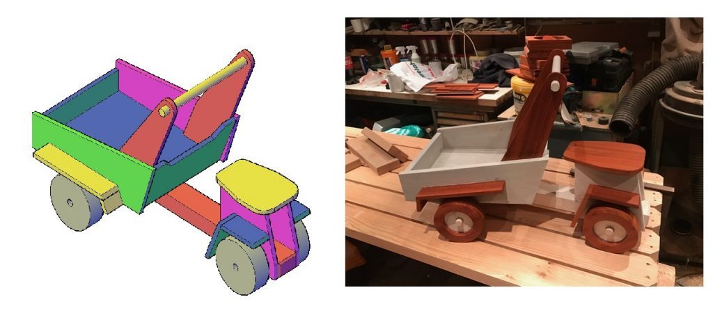 Uitgelezene Houten speelgoed - voertuigen - Fred's Bouwtekeningen YX-25